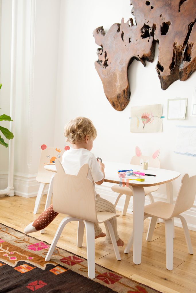 Oeuf Kids Play Table in White - £285.00.