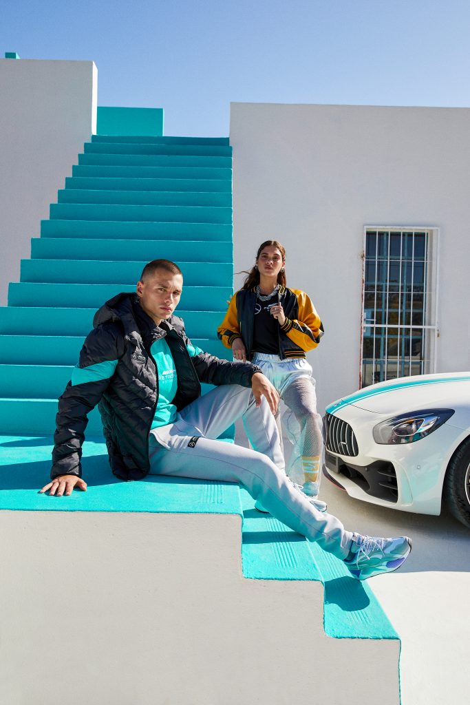 Just in time with the engines to rev up again, PUMA travels to pit lane to spot the latest looks from Aston Martin Red Bull Racing, BMW M Motorsport and the Mercedes-AMG Petronas Formula One Team lines.