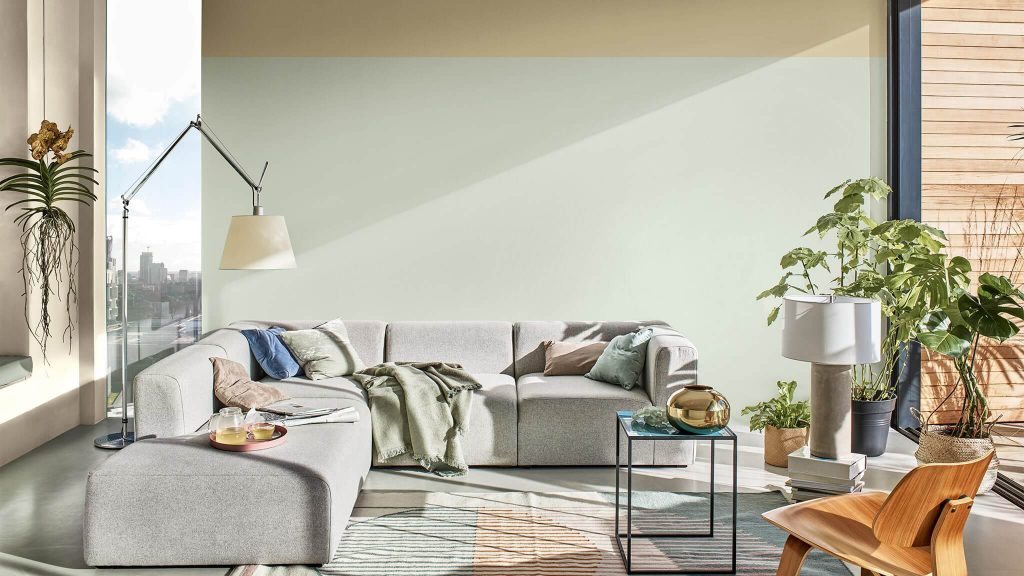 #1 A Home for Care - Dulux color experts have chosen Tranquil Dawn™, a color inspired by the morning sky, to help give homes the human touch. 