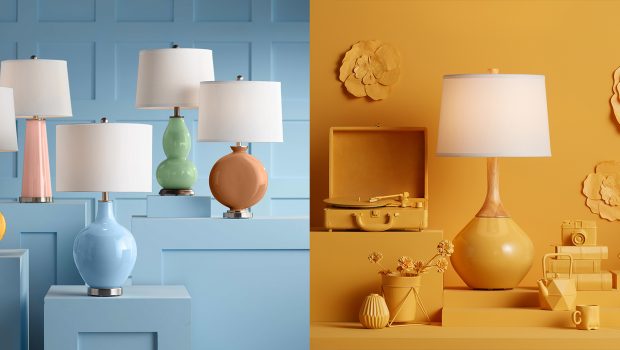 Lamps Plus Partners with Dunn-Edwards to Offer New Color-Focused Lighting and Lamp Shade Collection in Five 2021 Color and Design Trends Paint Colors