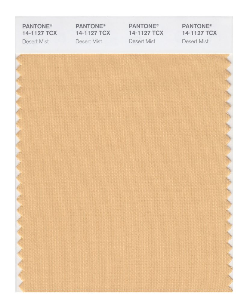 PANTONE 14-1127 TCX Desert Mist.
Invoking images of shifting powdery sands.