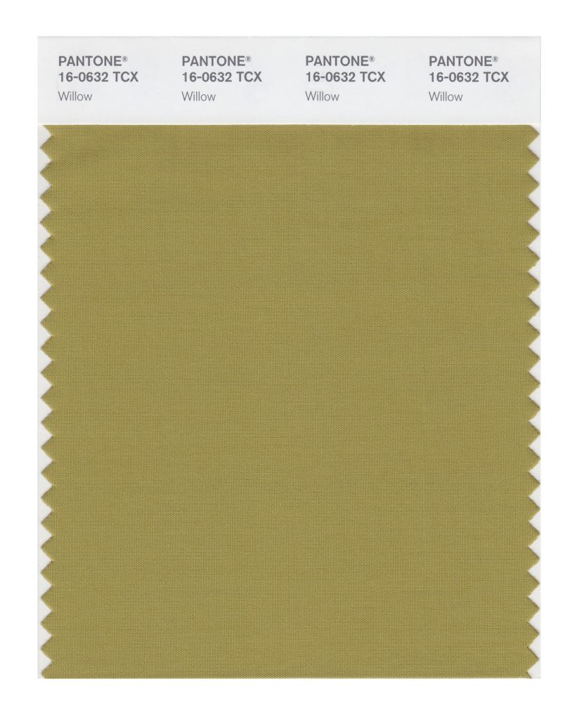 PANTONE 16-0632 TCX Willow.
A canopy of green that reveals and conceals.