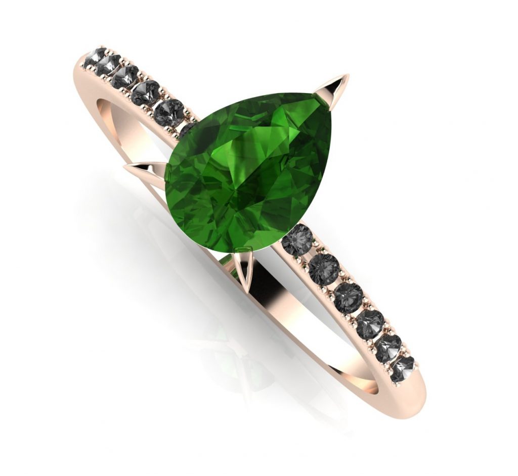 Calista: Green & Black - Rose Gold. Nikki Galloway from Nude Jewellery shares her predictions for the most popular engagement ring styles for 2021.