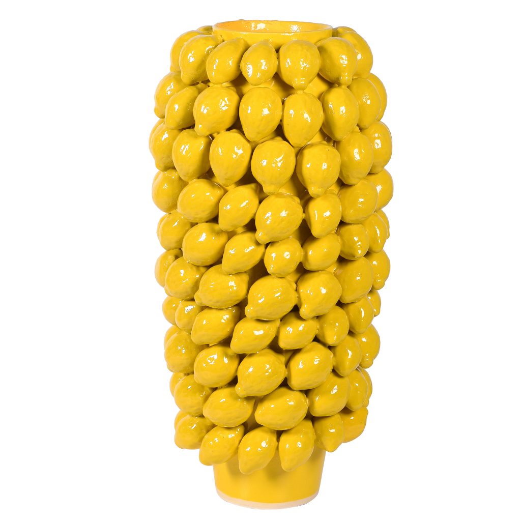 Stunning Lemon Yellow Vase