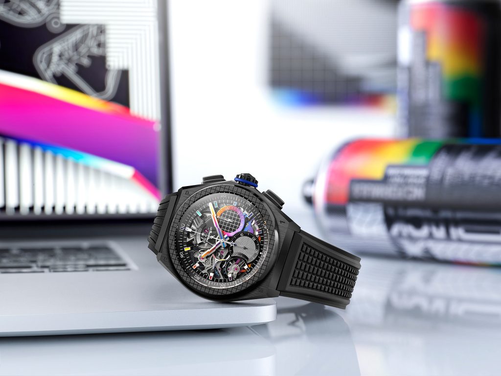 Zenith and Felipe Pantone Collaborate to Create the Manufacture’s First Watch Designed with a Contemporary Artist: Introducing the Defy 21 Felipe Pantone, a Highly Chromatic and Visually Striking Timepiece That Brings a Different Notion of Art to Watchmaking.