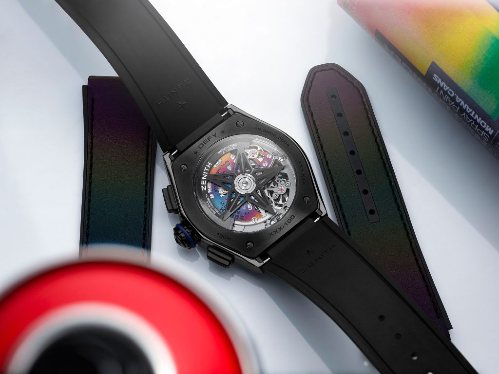 Zenith and Felipe Pantone Collaborate to Create the Manufacture’s First Watch Designed with a Contemporary Artist: Introducing the Defy 21 Felipe Pantone, a Highly Chromatic and Visually Striking Timepiece That Brings a Different Notion of Art to Watchmaking.