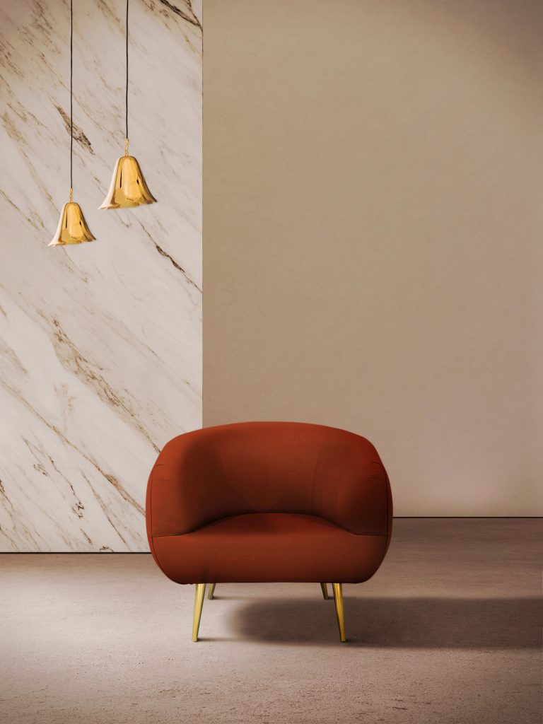 Tayma Chair | KK By Koket Projects
Description: Round out your living space with TAYMA! Mod + minimal with a curved seat and luxe metal legs this chair is a perfect accent piece in any room.