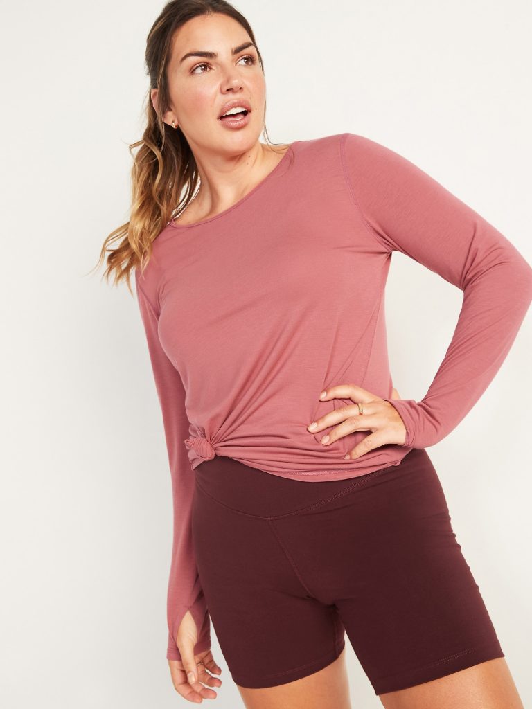 UltraLite Boat-Neck Long-Sleeve Performance Top for Women.