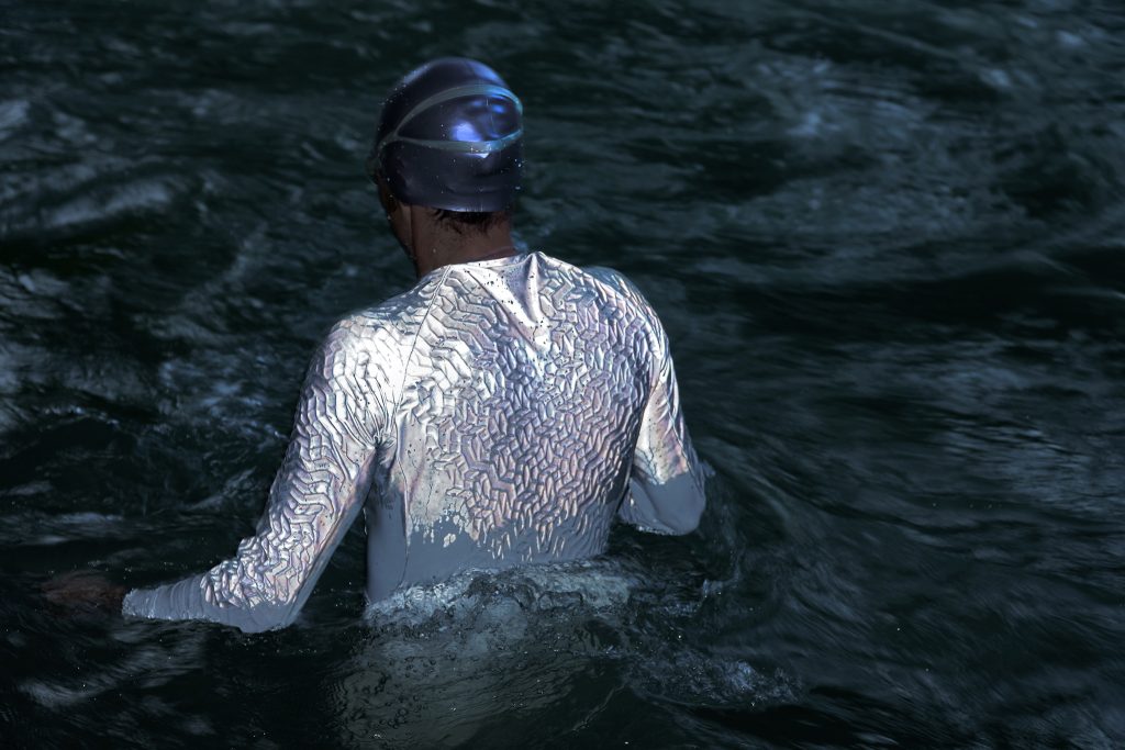 Patronace Activewear - Silver Surfer by Bastian Müller. Photo courtesy of Bastian Müller.