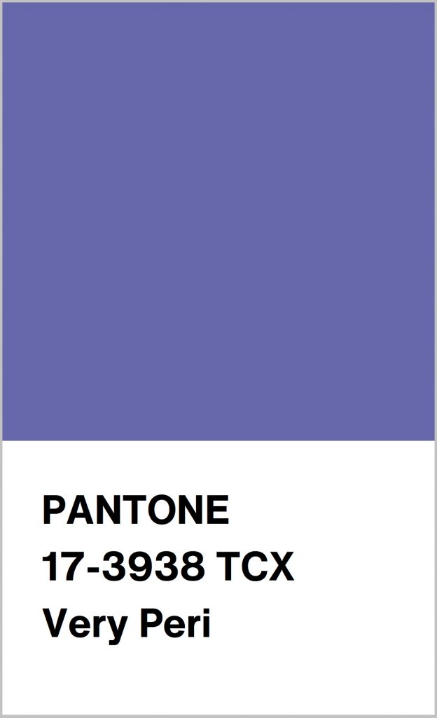 PANTONE® 17-3938 Very Peri: Pantone Color Of The Year 2022 Color Swatch 
