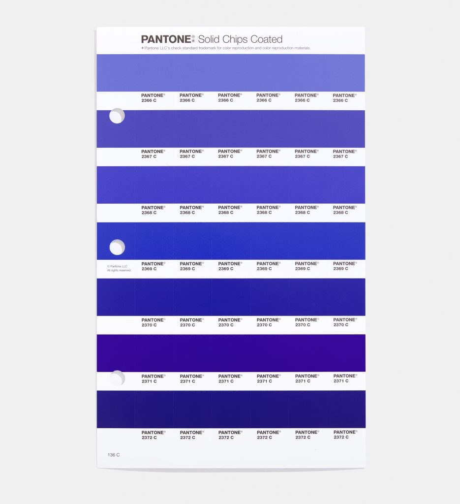 PANTONE® 17-3938 Very Peri: Pantone Color Of The Year 2022 Solid Chips Coated Color Codes (Image: ©PANTONE®)