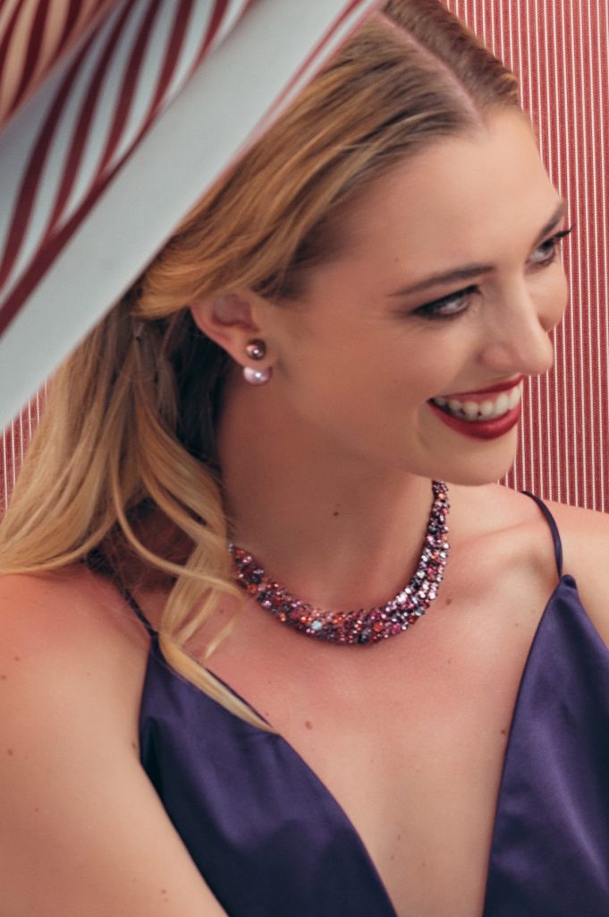 Very Peri Fine Jewelry Picks from Stephen Silver Fine Jewelry - Multicolored Spinel Bib Necklace