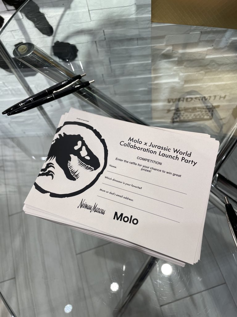 Molo Celebrated Launch of Jurassic World Dominion Collection at Neiman Marcus. Photo courtesy of Neiman Marcus.