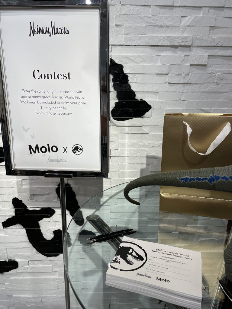 Molo Celebrated Launch of Jurassic World Dominion Collection at Neiman Marcus. Photo courtesy of Neiman Marcus.