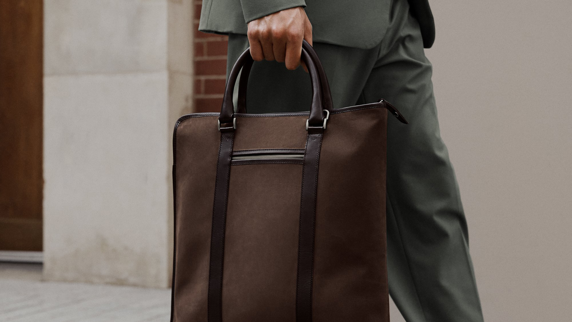 Palissy Briefcase Dark Brown