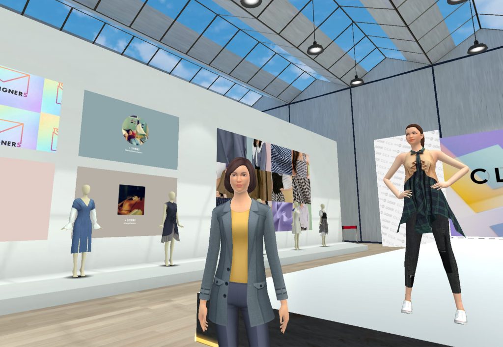 Scene from Style.me Metaverse Fashion Event. Image courtesy of Style.me.