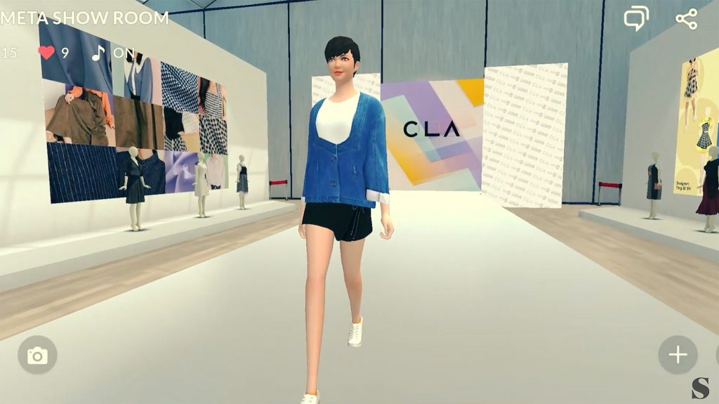 Scene from Style.me Metaverse Fashion Event. Image courtesy of Style.me/YouTube.