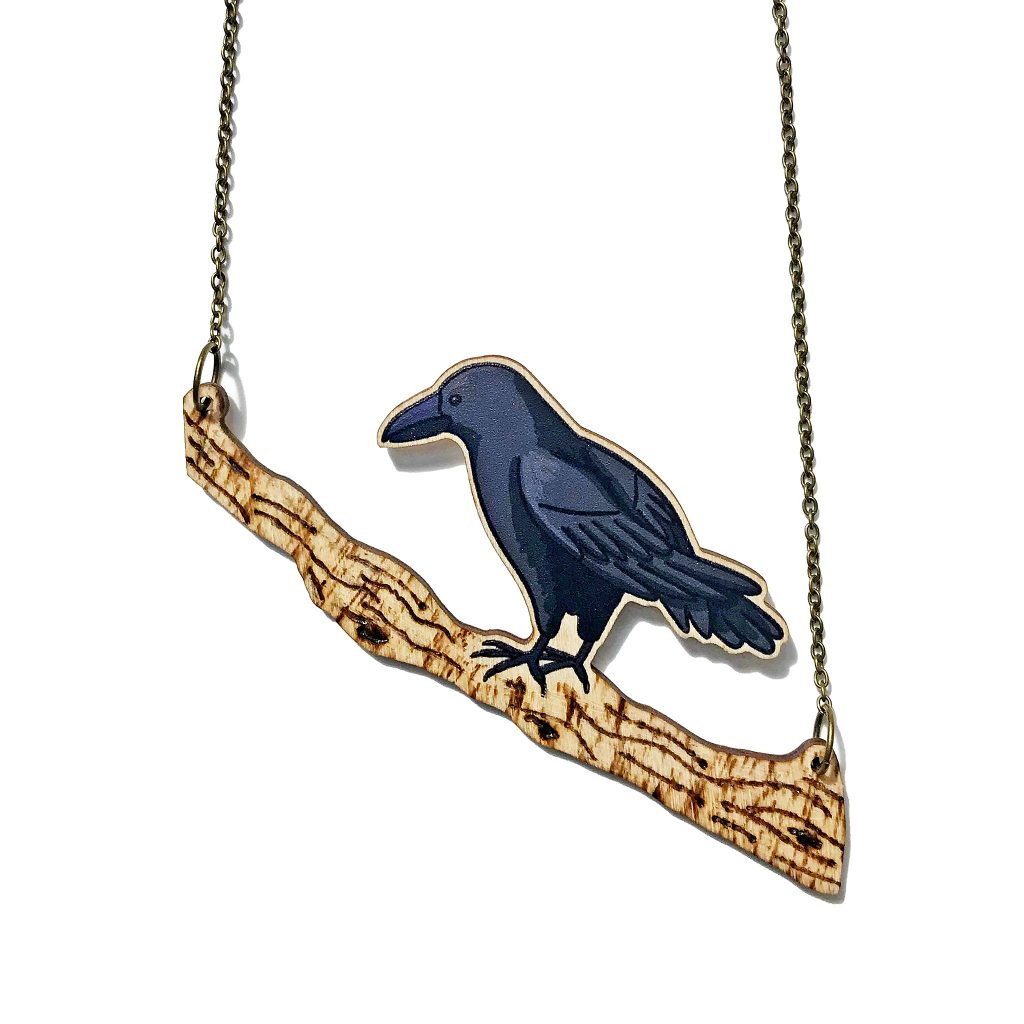 Loadofolbobbins - Crow Necklace.