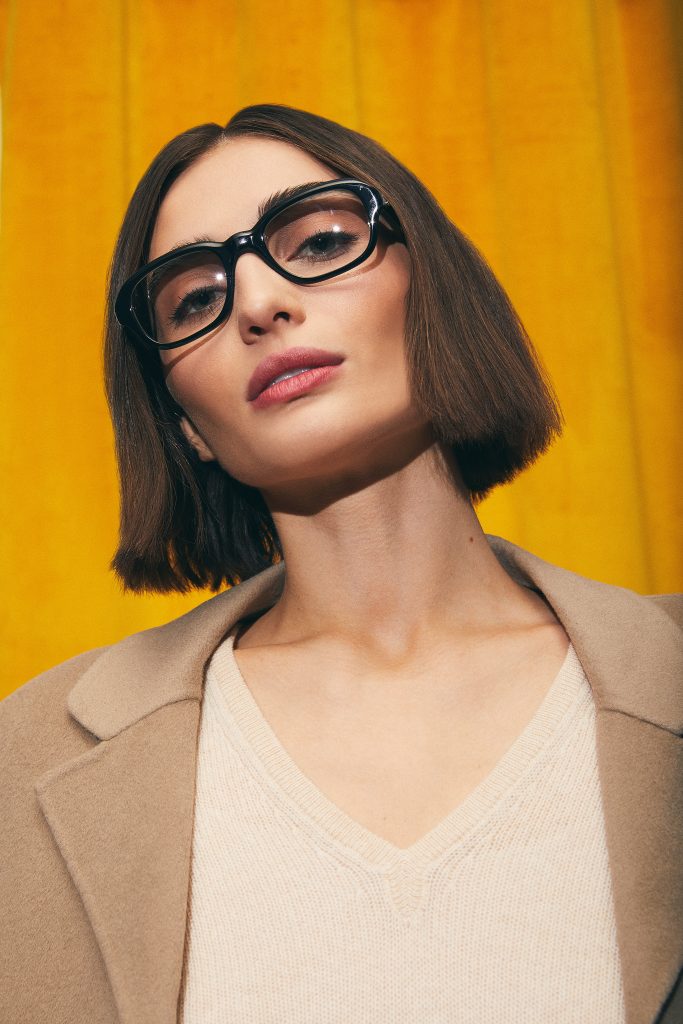 MOSCOT's Fall/Winter 2022 Collection Campaign featuring model couple Stella Trapsh & Janis Ancens. Photo courtesy of MOSCOT.