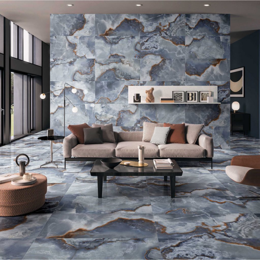 Porcelain Superstore - Jewel Onyx Blue Porcelain Tiles