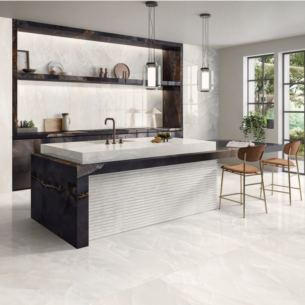 Porcelain Superstore - Jewel Onyx Ivory Porcelain Tiles