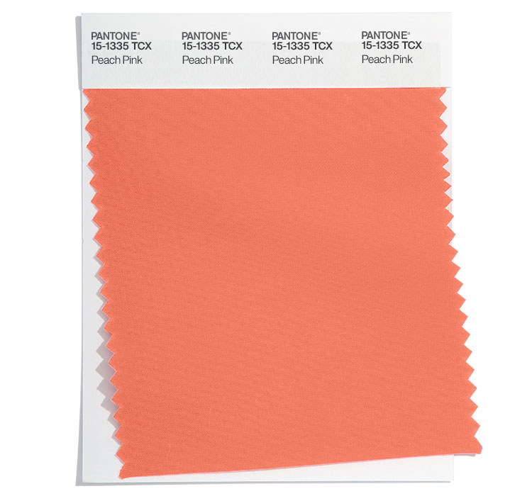 15-1530 Peach Pink: a nurturing peach tone invites you in for a warm embrace.