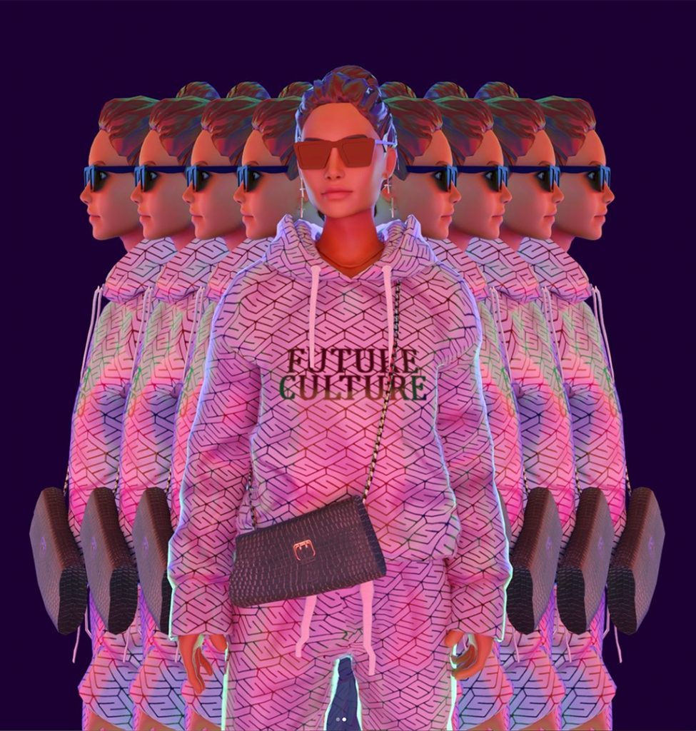 Avatar Fashion Studio w/ Stable Diffusion > See the post on Instagram. (Image courtesy of Instagram @stageverse)