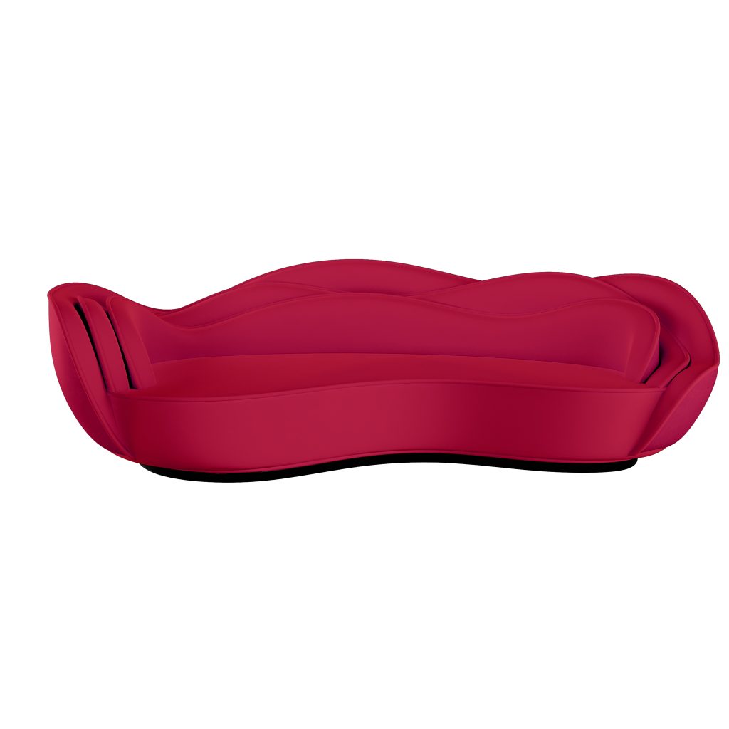 HOMMÉS and TAPIS Studio

CADIZ MAGENTA | Sofa
 Cadiz Sofa Magenta is a Memphis Design style sofa with a wavy backrest and upholstered in vibrant pink.