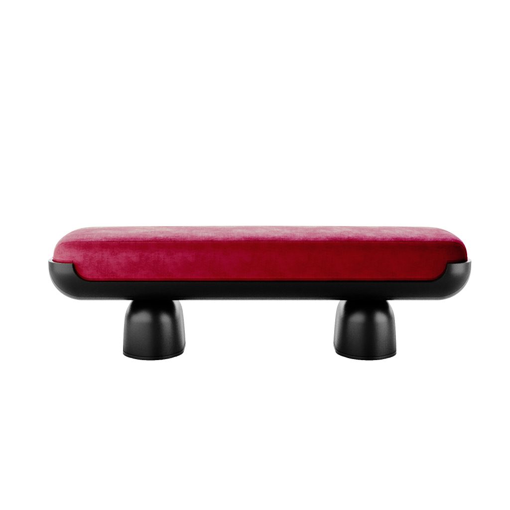 HOMMÉS and TAPIS Studio

FIFIH MAGENTA | Bench
Fifih Bench Magenta is a luxury bench with a wooden base, upholstered in velvet. A contemporary design bench perfect for modern interior architecture projects.