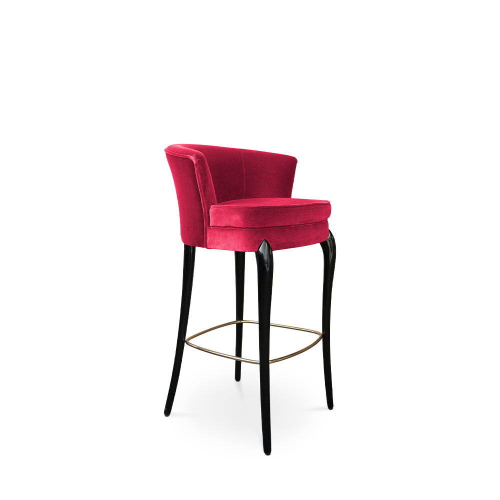 Viva Magenta - Color of the Year 2023 - Délice Bar Stool