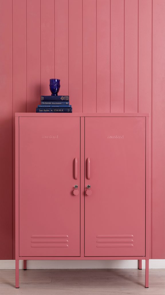 Mustard Made locker in Berry - The Midi Locker