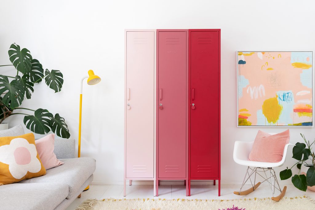 Mustard Made ombre lounge lockers, Blush, Berry, Poppy red - The Skinny