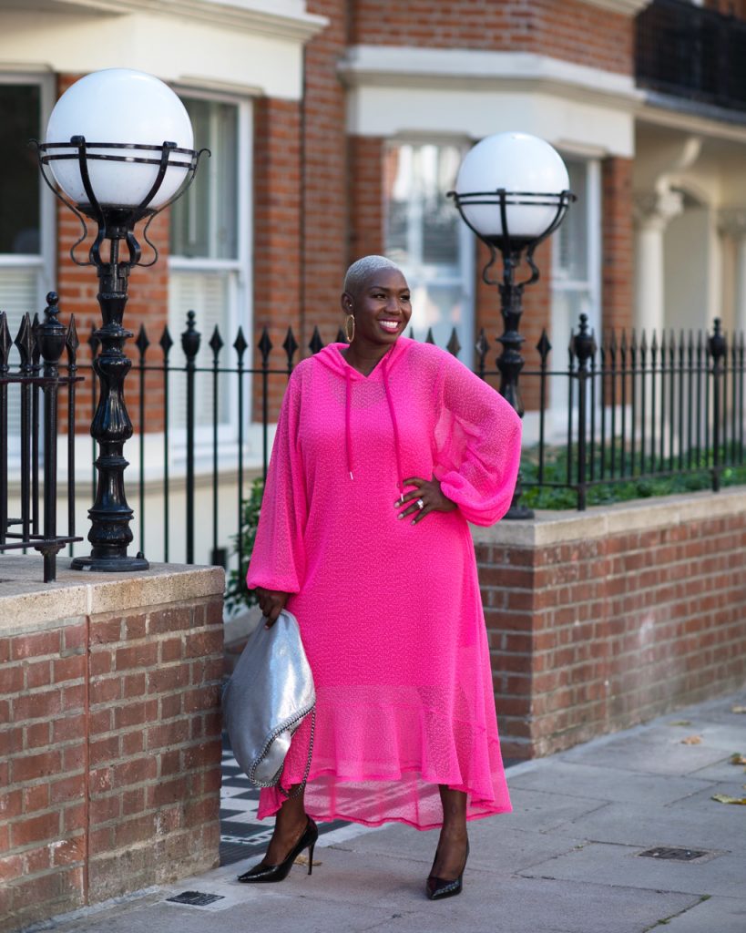 Sylvia Piechulla Fashion Design

Plus Size Aphrodite Hot Pink Holiday Dress with Pink Undergarment