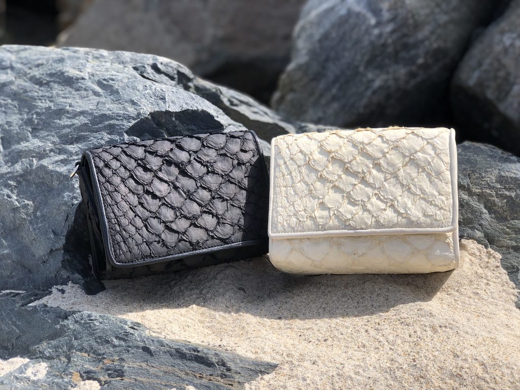 Piper & Skye, a luxury responsible accessory brand that makes sustainable, ethically made handbags in the U.S. using low carbon footprint materials, like skins of invasive pieces, has the perfect accessory for anyone wanting to join the "Mermaidcore" trend.