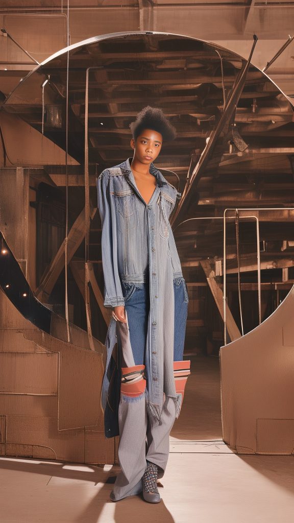 Soorty's AI-Generated Denim Collection, HumAIn