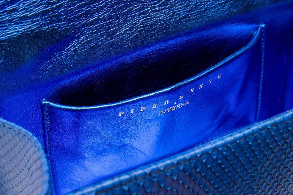 The Soho Handbag Interior - Cobalt