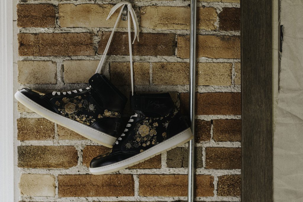 The Rapido High-top Sneaker in Eden Noir