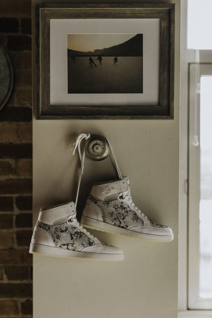 The Rapido High-top Sneaker in Eden Blanc