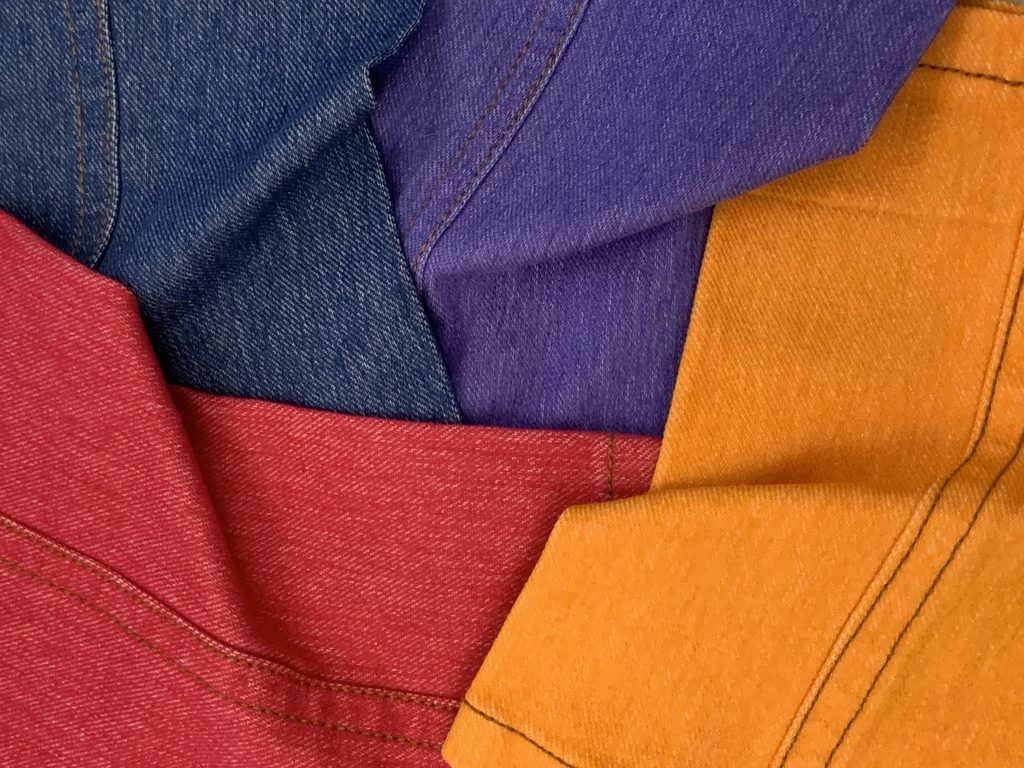 TENCEL™ different colored denim.