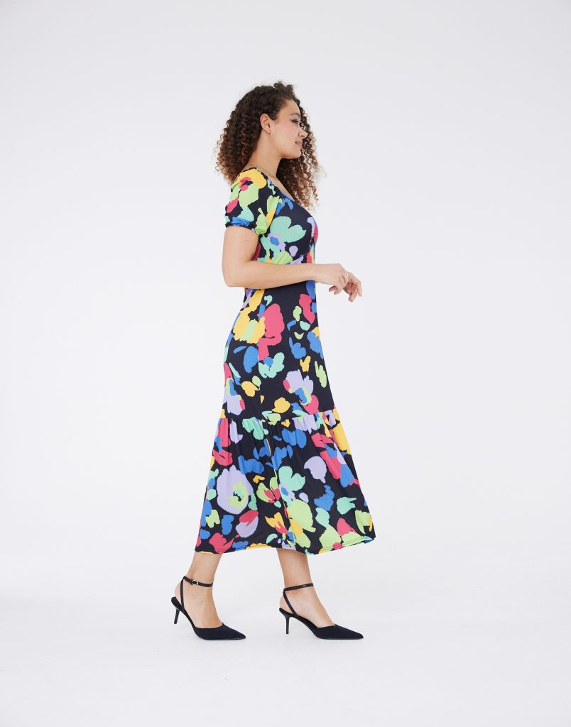 Fleur Multicolored Maxi Dress by Chapter.London