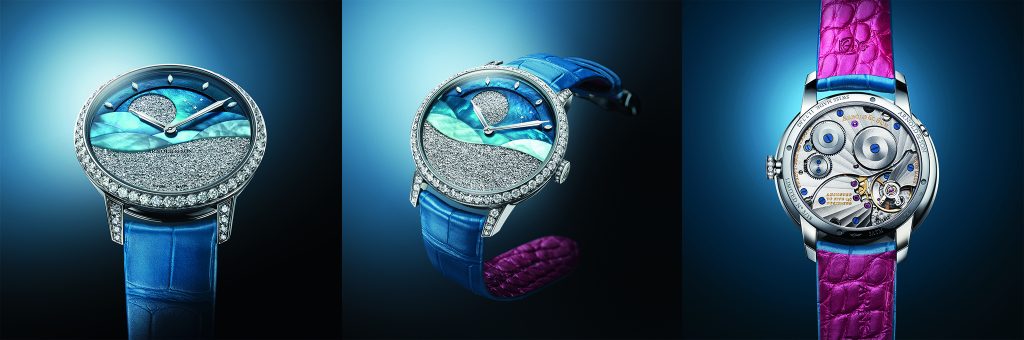 新品　15th Anniversary BENI “NEW MOON” Arnold & Son Unveils Perpetual Moon 38 Mintnight Diamond