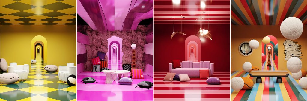 HOMMÉS Studio alongside ACH Collection, ACH4Pets and TAPIS Studio presents CHROMATIK HOUSE - Improbable Interiors & Provocative Design.
