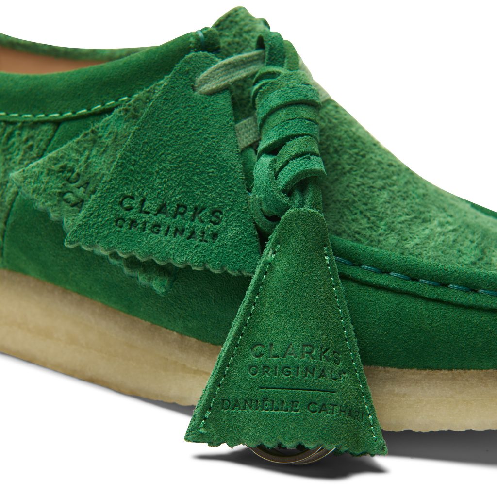 Clarks Originals Danielle Cathari AW23 - The Wallabee Forest Green