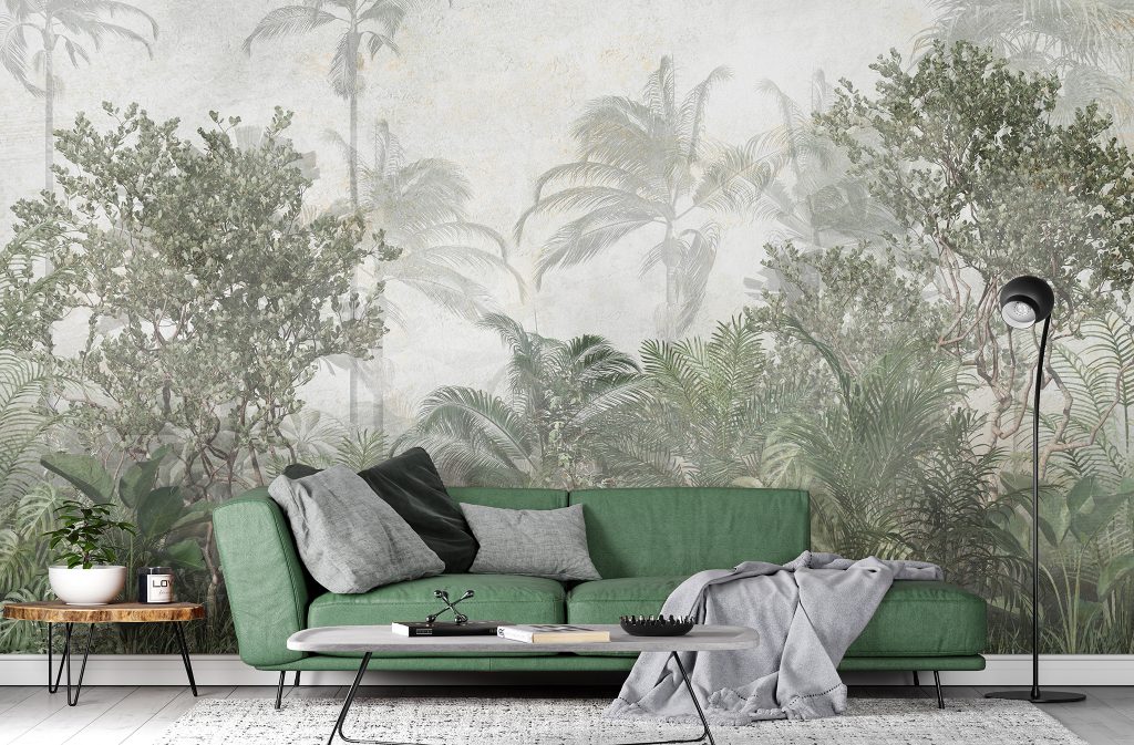 Into the Wild Jungle Wallpaper Mural from Wallsauce.com