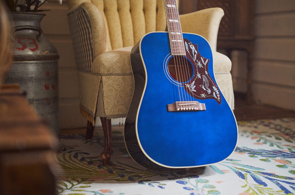 The Gibson Miranda Lambert Bluebird in Bluebonnet. Photo courtesy of Gibson.