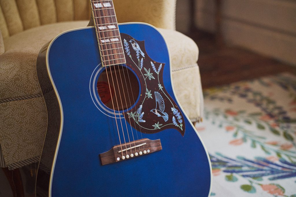 The Gibson Miranda Lambert Bluebird in Bluebonnet. Photo courtesy of Gibson.