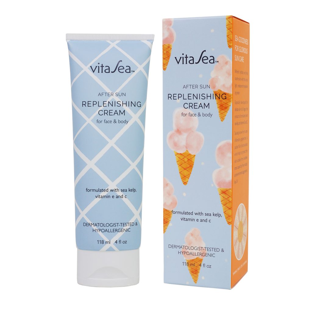 VitaSea After Sun Replenishing Cream and Box