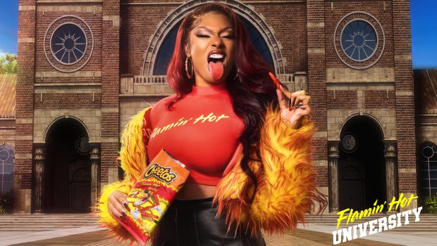 As homecoming season heats up, Flamin' Hot, Frito-Lay's famous flavor with a fiery attitude, teams up with GRAMMY award-winning musician and official reigning queen of hot Megan Thee Stallion to form Flamin' Hot University.