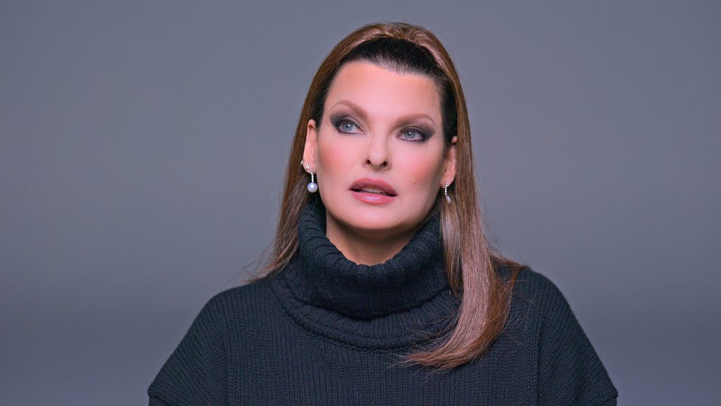 Linda Evangelista in "The Super Models" premiering September 20, 2023 on Apple TV+.