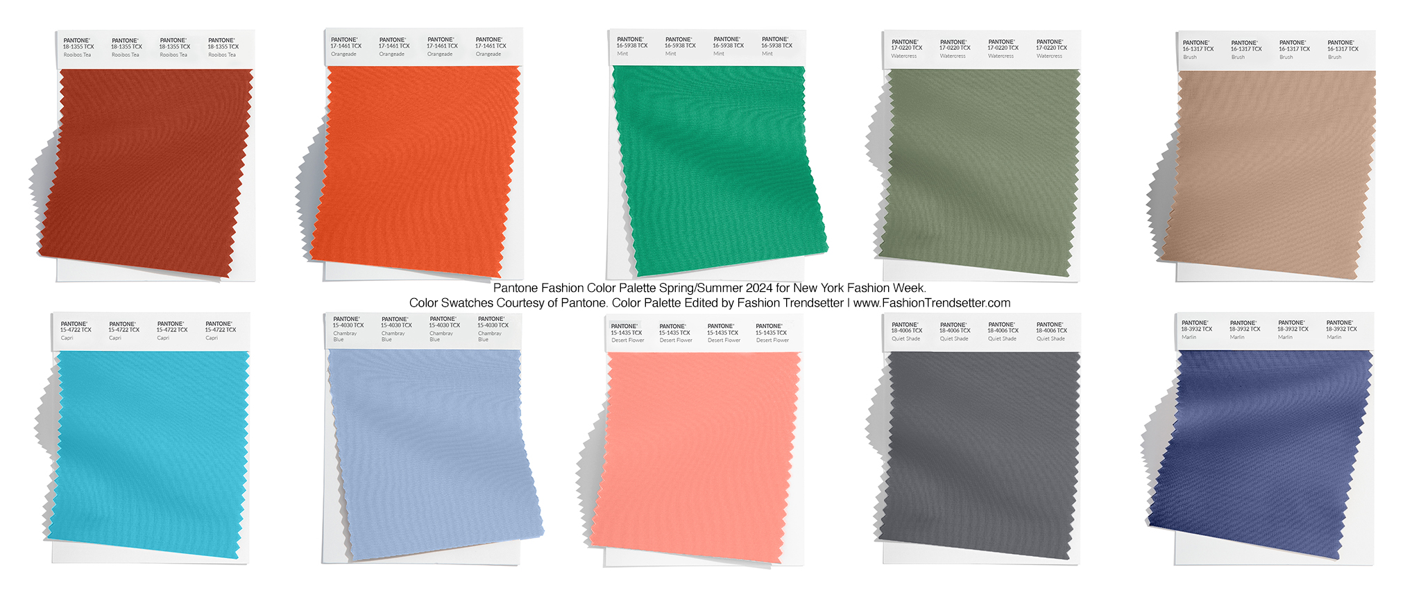 Pantone Colors Spring Summer 2024 Myrah Tiphany